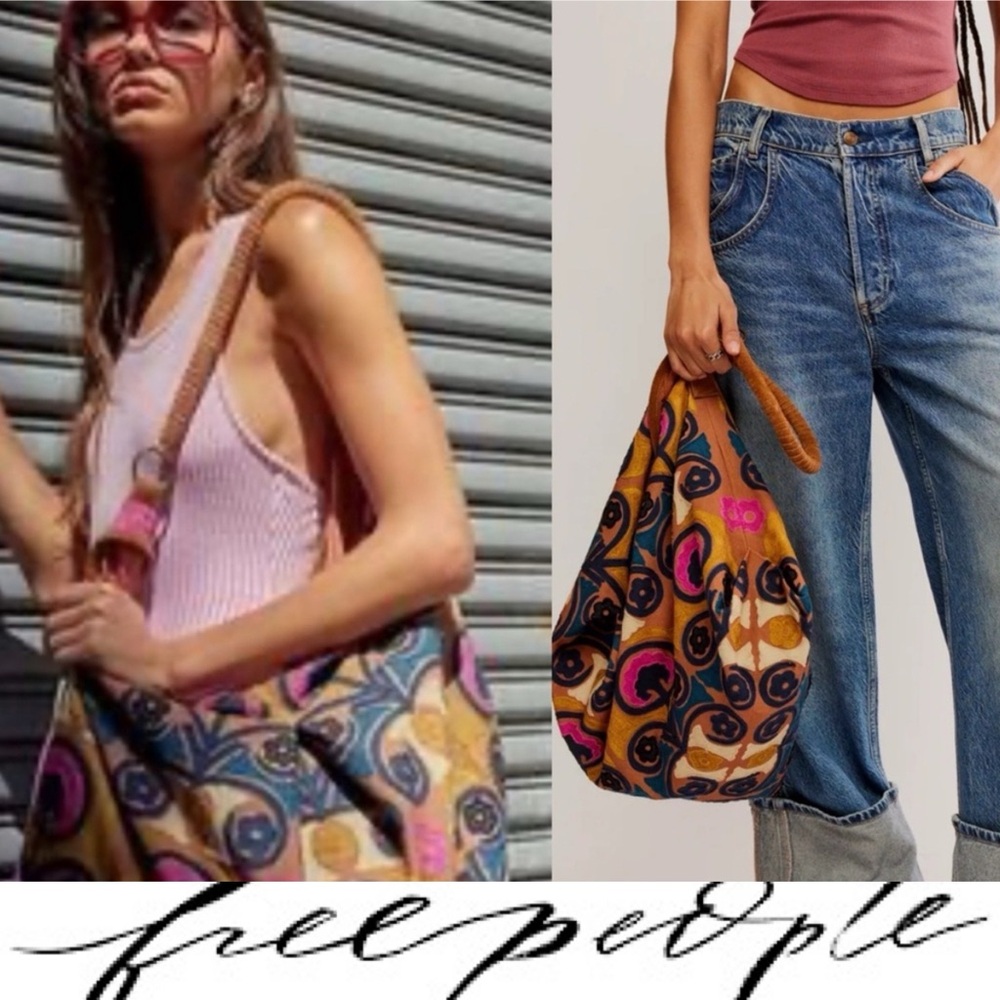Gorgeous, Free People Hypnotized Slouchy Tote❤️ NWOT - Picture 2 of 12